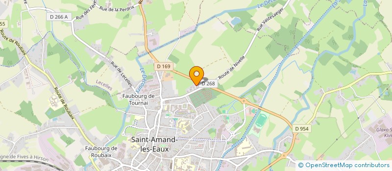 localisation de l'entreprise MADAME CAMILLE WOYTASIK  SAINT-AMAND-LES-EAUX