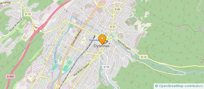 localisation de l'entreprise MADAME CAMILLE ZINGARELLI à OYONNAX