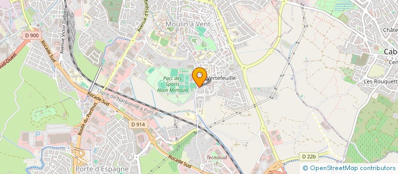 localisation de l'entreprise MADAME CAMILLLE BINDA  PERPIGNAN