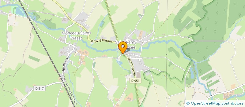 localisation de l'entreprise MADAME CAN GUO  MONCEAU-SAINT-WAAST