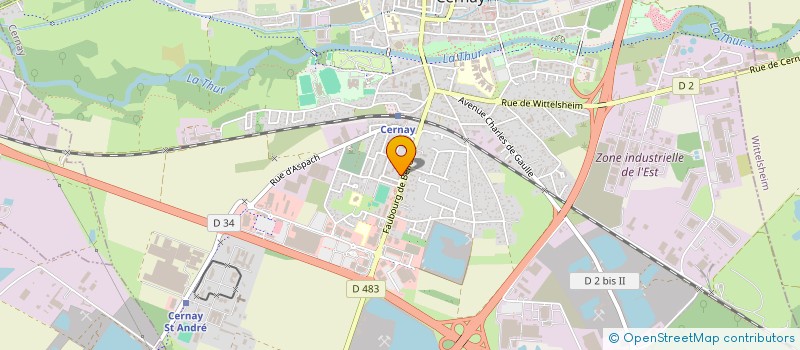localisation de l'entreprise MADAME CANAN ERSARI à CERNAY