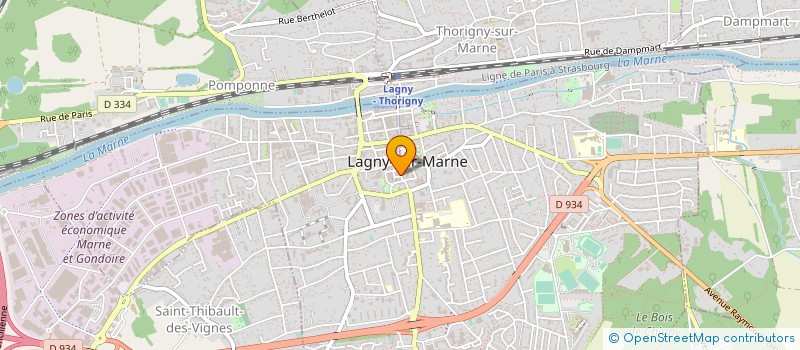 localisation de l'entreprise MADAME CANDACE RAUTION  LAGNY-SUR-MARNE