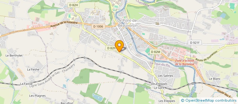 localisation de l'entreprise MADAME CANDAN GULEC  LE PONT-DE-BEAUVOISIN