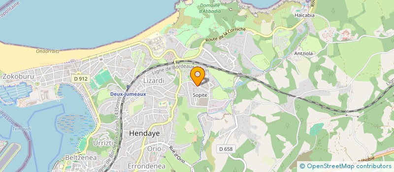 localisation de l'entreprise MADAME CANDELA LARRE à HENDAYE