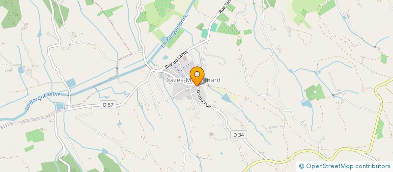 localisation de l'entreprise MADAME CANDICE AUCOUTURIER  CAZES-MONDENARD