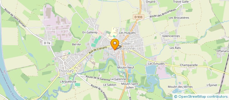 localisation de l'entreprise MADAME CANDICE BEAUFORT à SAINT-DIDIER-SUR-CHALARONNE