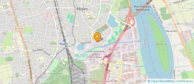 localisation de l'entreprise MADAME CANDICE BENOLIEL  BORDEAUX