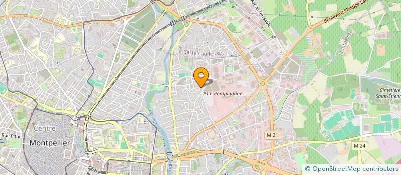 localisation de l'entreprise MADAME CANDICE BENTIVEGNA à MONTPELLIER