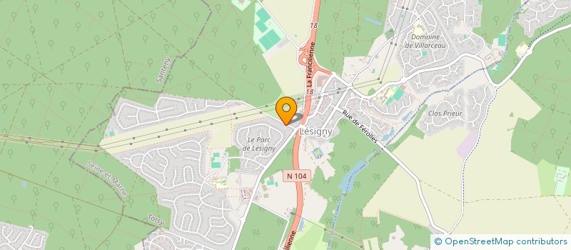 localisation de l'entreprise MADAME CANDICE BLANC  LAGNY-SUR-MARNE