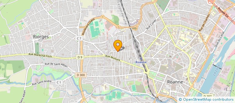 localisation de l'entreprise MADAME CANDICE BOIREAU à ROANNE