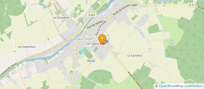 localisation de l'entreprise MADAME CANDICE BOUTEILLY  FAY-AUX-LOGES