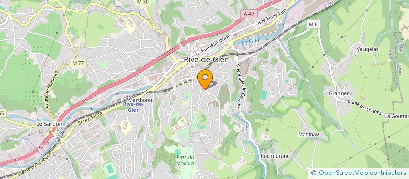 localisation de l'entreprise MADAME CANDICE CALTAGIRONE  RIVE-DE-GIER