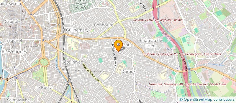 localisation de l'entreprise MADAME CANDICE CAZALS à TOULOUSE