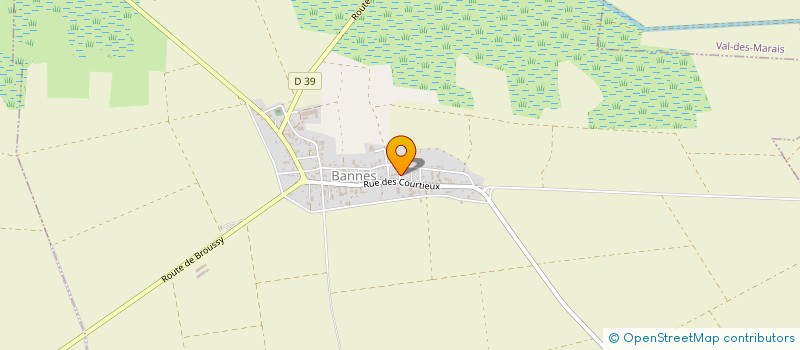 localisation de l'entreprise MADAME CANDICE CHALIGNY  BANNES