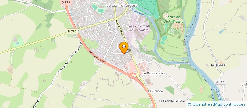 localisation de l'entreprise MADAME CANDICE CHAPELLIER à ERDRE-EN-ANJOU
