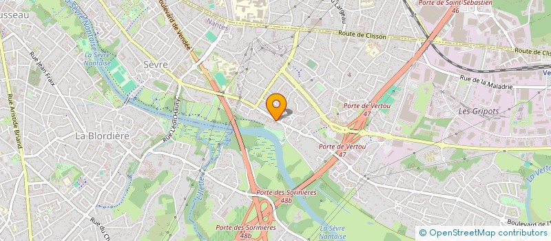 localisation de l'entreprise MADAME CANDICE CHARRON  VERTOU