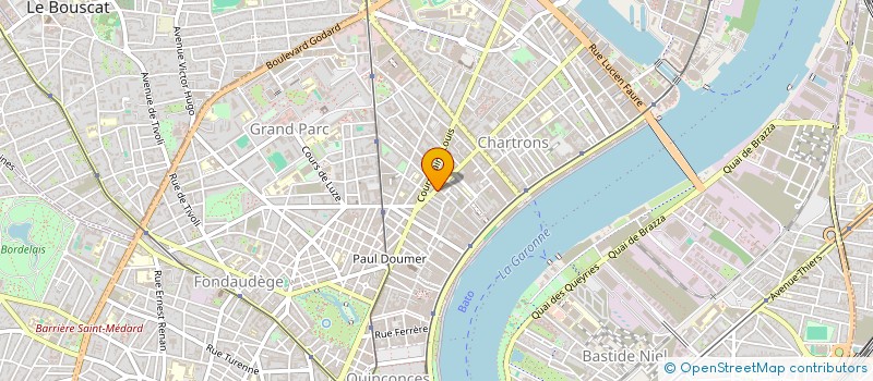 localisation de l'entreprise MADAME CANDICE CHEVALLIER  BORDEAUX