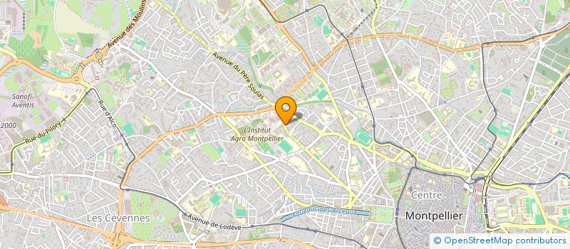 localisation de l'entreprise MADAME CANDICE CHEVILLARD à MONTPELLIER