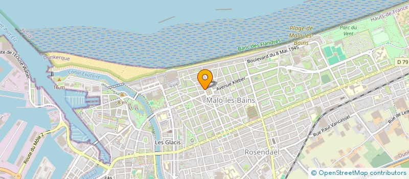 localisation de l'entreprise MADAME CANDICE DECLERCQ à DUNKERQUE