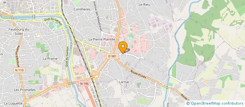 localisation de l'entreprise MADAME CANDICE FABRE à ALES