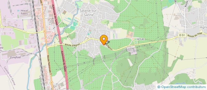 localisation de l'entreprise MADAME CANDICE FABRY  SALAISE-SUR-SANNE