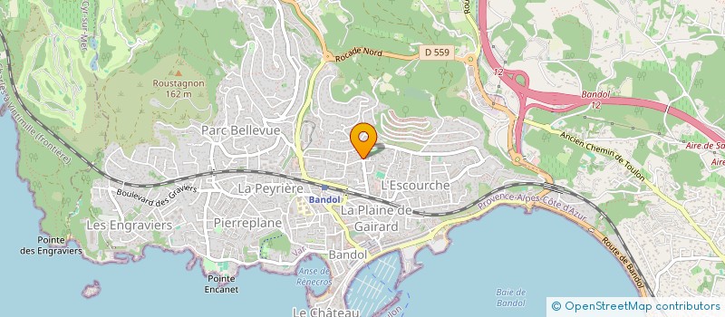 localisation de l'entreprise MADAME CANDICE FIORENTINI à BANDOL
