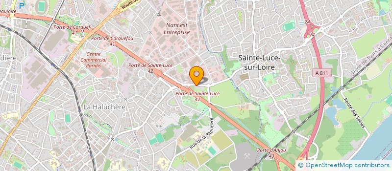 localisation de l'entreprise MADAME CANDICE GARDERET à NANTES