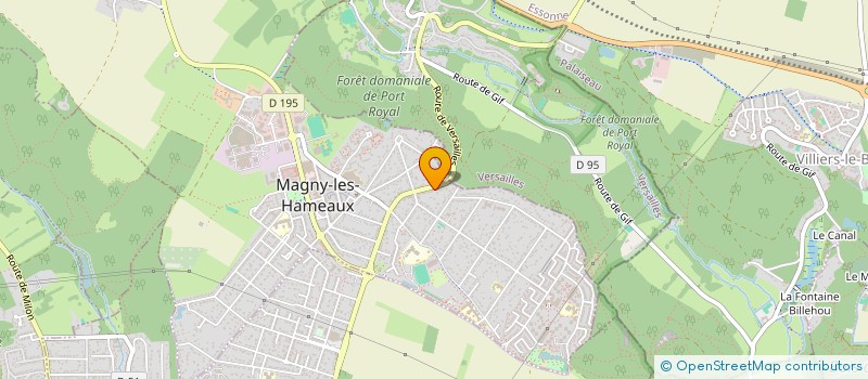 localisation de l'entreprise MADAME CANDICE GLANDON  LES ESSARTS-LE-ROI