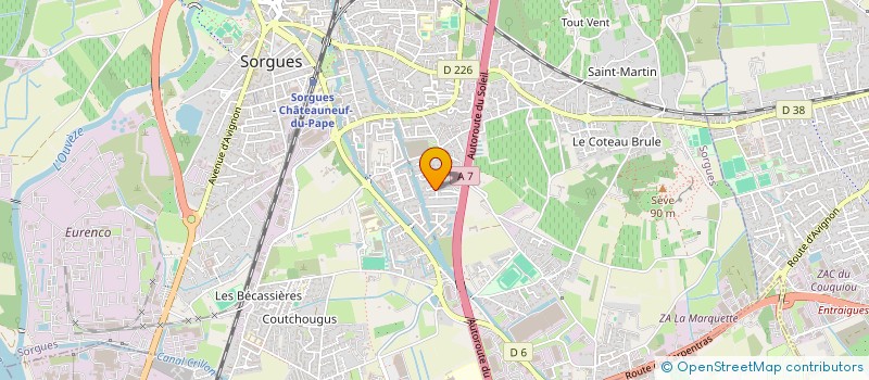 localisation de l'entreprise MADAME CANDICE GUILLOT  SORGUES