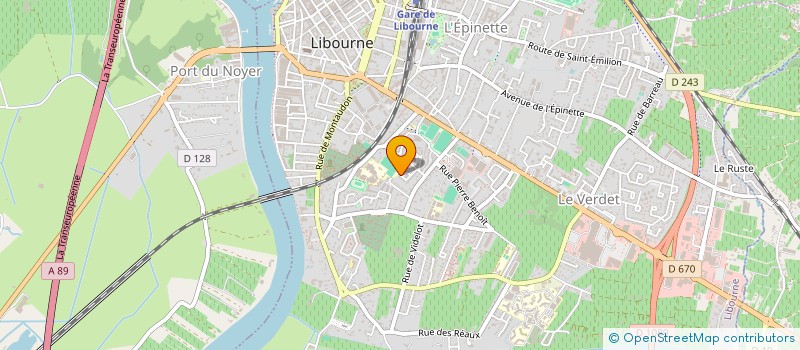localisation de l'entreprise MADAME CANDICE GUINEBERT  LIBOURNE