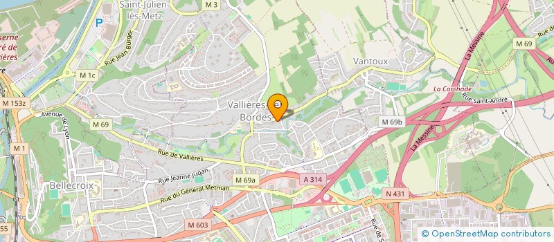 localisation de l'entreprise MADAME CANDICE HABDA  METZ