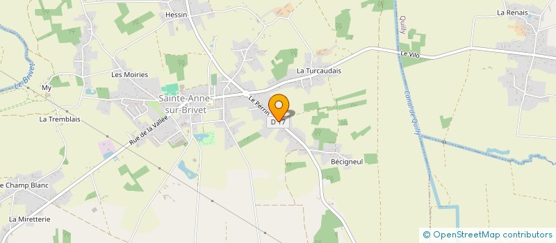 localisation de l'entreprise MADAME CANDICE HAMON  SAINTE-ANNE-SUR-BRIVET