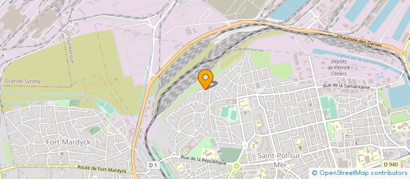 localisation de l'entreprise MADAME CANDICE HENIN à DUNKERQUE