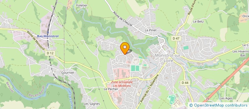 localisation de l'entreprise MADAME CANDICE HOUMAULT  MONISTROL-SUR-LOIRE