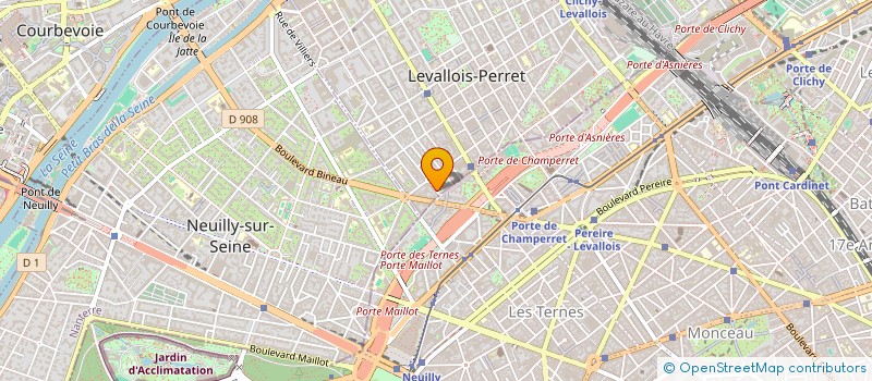 localisation de l'entreprise MADAME CANDICE HUERRE à LEVALLOIS-PERRET
