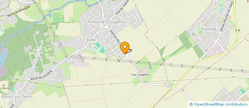 localisation de l'entreprise MADAME CANDICE JULIEN  FONTAINE-ETOUPEFOUR