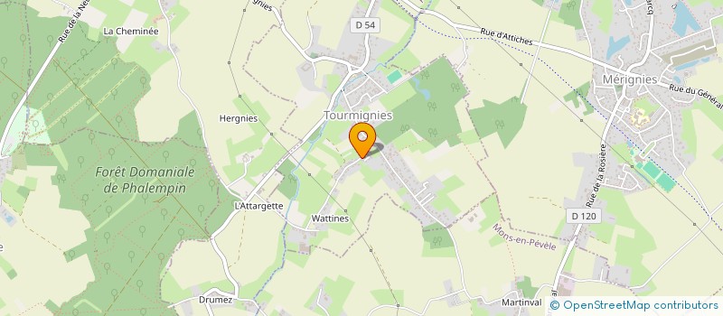 localisation de l'entreprise MADAME CANDICE KARPINSKI  TOURMIGNIES