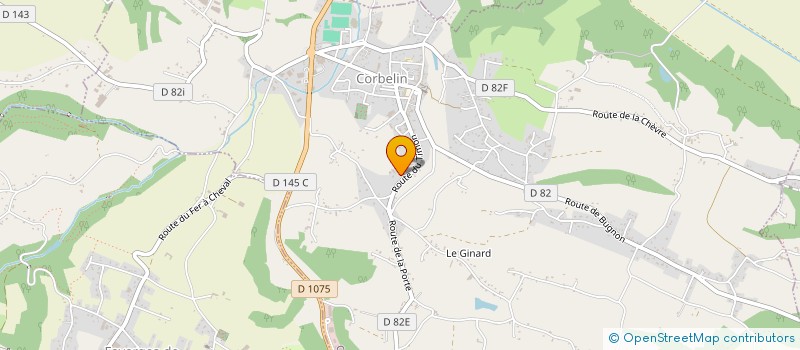 localisation de l'entreprise MADAME CANDICE LAURENT à CORBELIN
