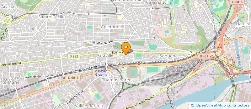 localisation de l'entreprise MADAME CANDICE LEFEVRE  LE HAVRE