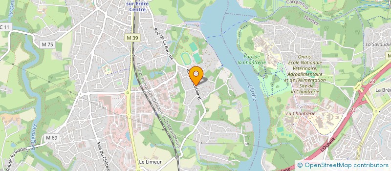 localisation de l'entreprise MADAME CANDICE LEGAL  LA CHAPELLE-SUR-ERDRE