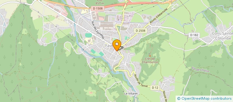 localisation de l'entreprise MADAME CANDICE LHERMENAULT  FAVERGES-SEYTHENEX