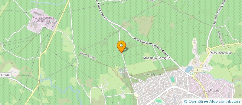 localisation de l'entreprise MADAME CANDICE MARCILLOUX  SAINT-ESTEVE