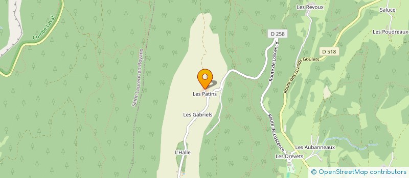 localisation de l'entreprise MADAME CANDICE MARCON à LA CHAPELLE-EN-VERCORS