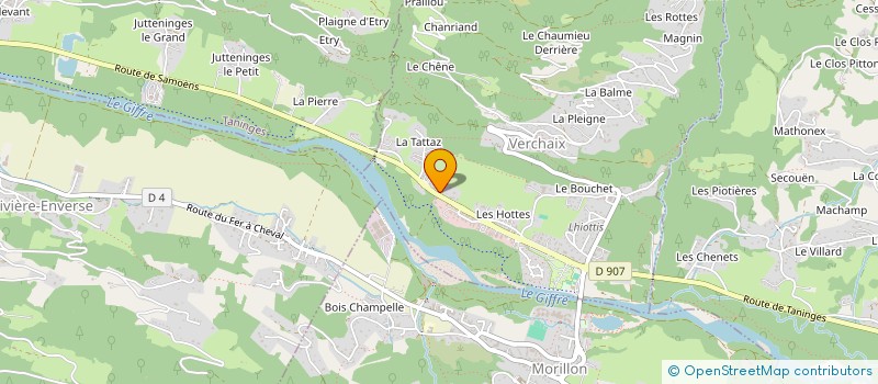 localisation de l'entreprise MADAME CANDICE MARTIN-MORIN  VERCHAIX