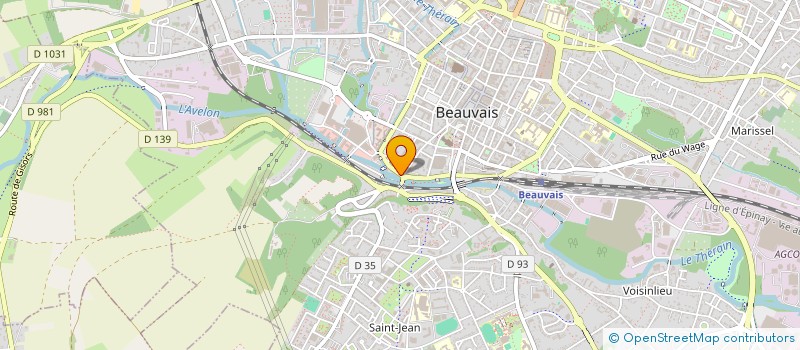 localisation de l'entreprise MADAME CANDICE MAULER  BEAUVAIS