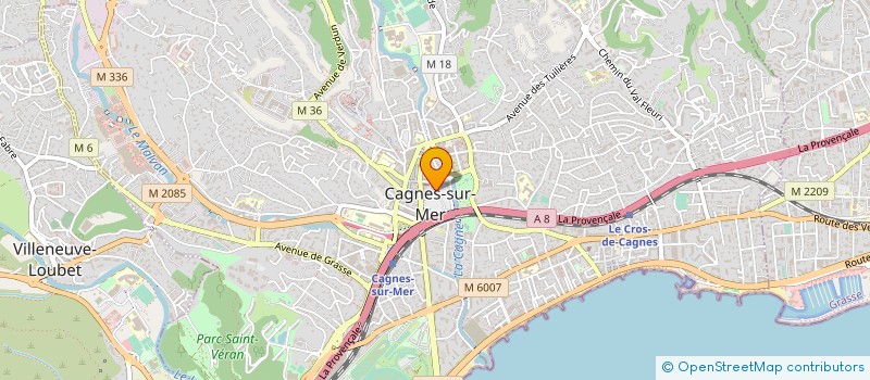localisation de l'entreprise MADAME CANDICE MAZIERE à CAGNES-SUR-MER