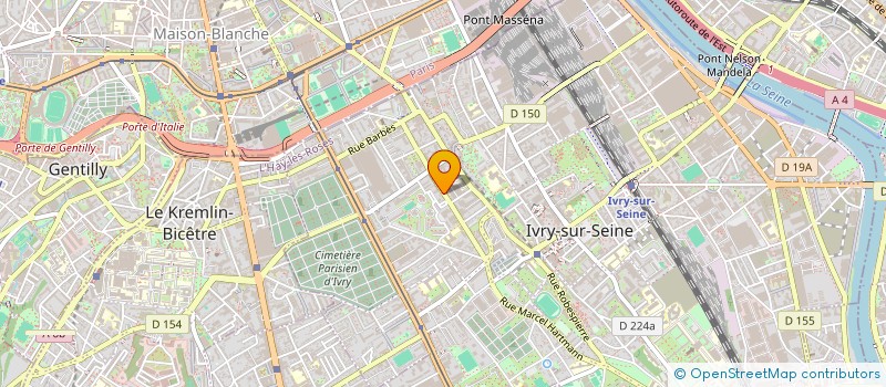 localisation de l'entreprise MADAME CANDICE MELIER  IVRY-SUR-SEINE