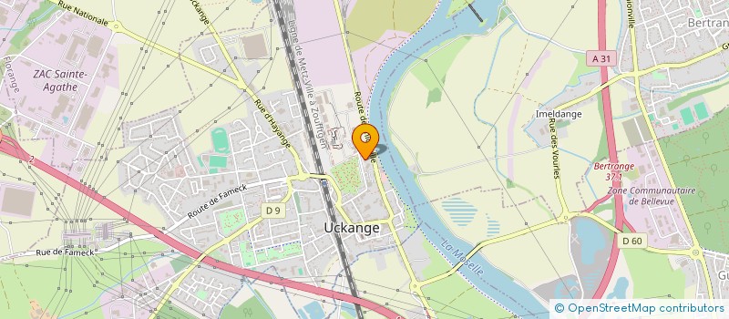 localisation de l'entreprise MADAME CANDICE MONNIER  UCKANGE