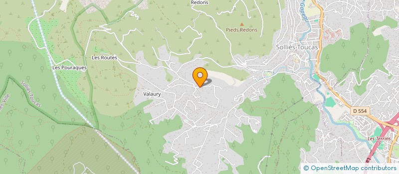 localisation de l'entreprise MADAME CANDICE MONTEIRO  SOLLIES-TOUCAS