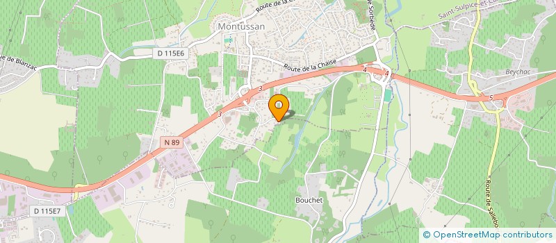 localisation de l'entreprise MADAME CANDICE NOBLET  MONTUSSAN